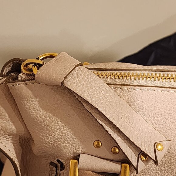 Excellent!! CHLOE: “Marcie” Large Double Carry Satchel bag - Picture 11 of 16